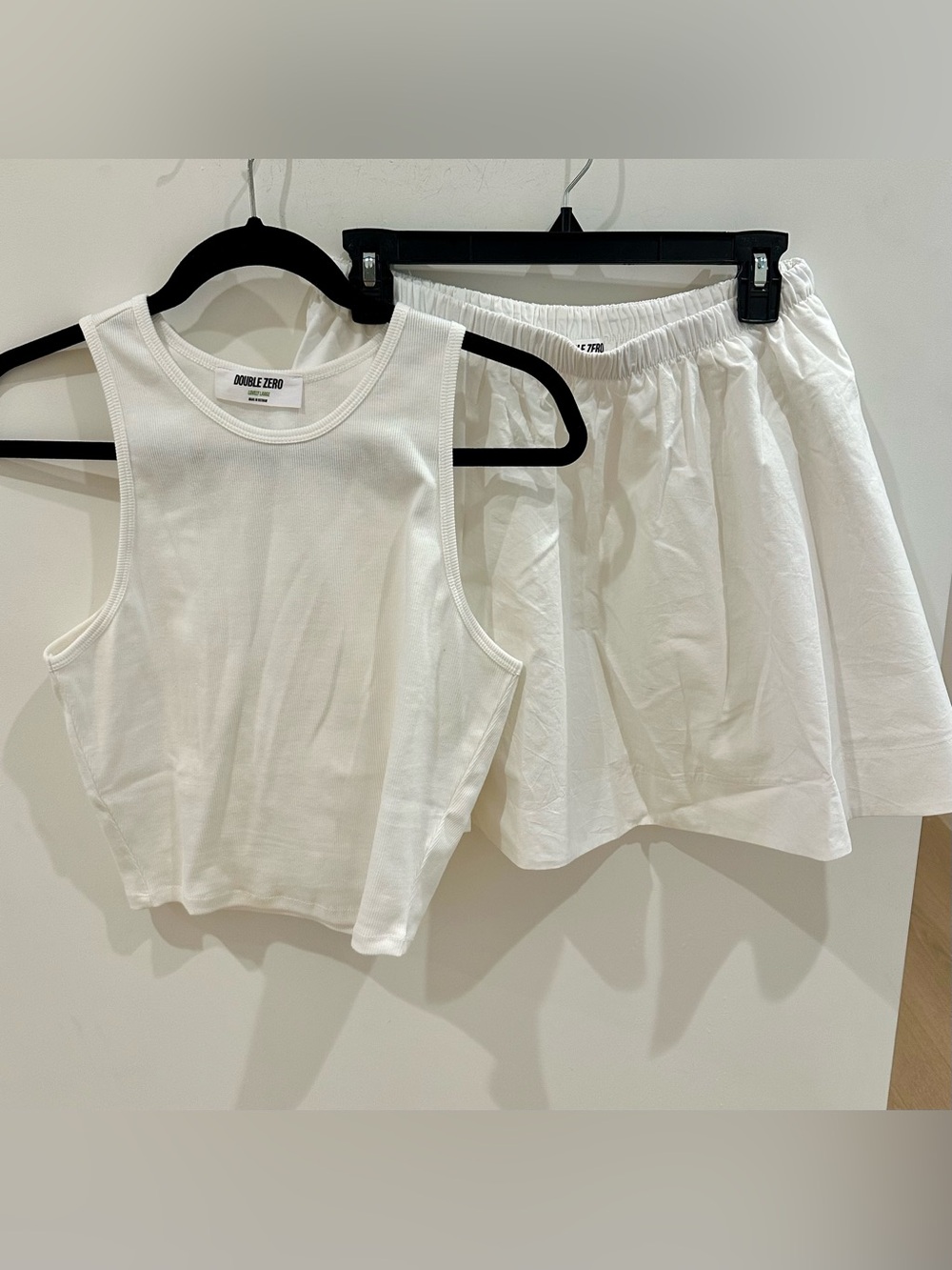 NWOT Double Zero Tank & Skirt Set Size L